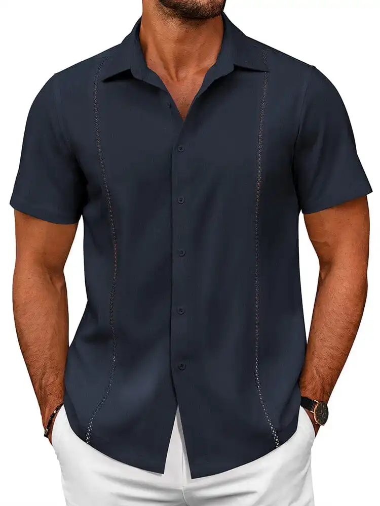 Summer Cuban Guayabera Shirt