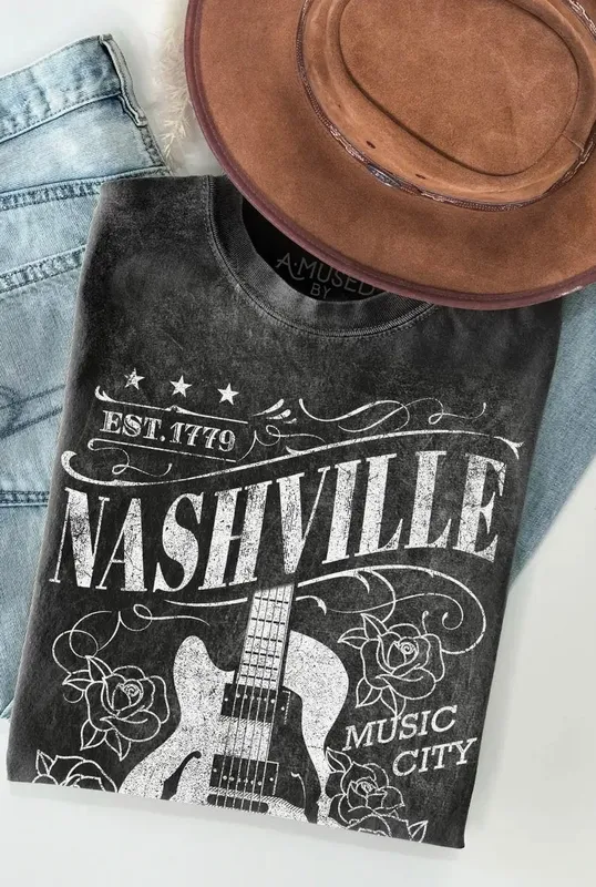 Washed Graphic Cotton Tee