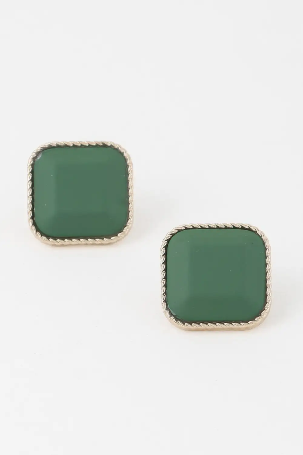 Twisted Antique Cubic Earrings