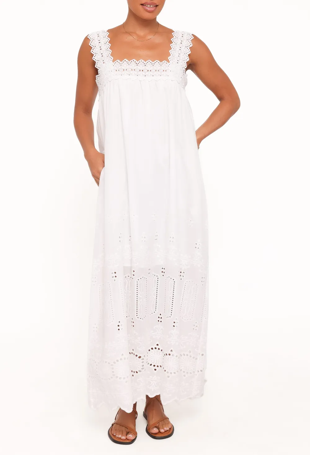 Cotton Midi Dress