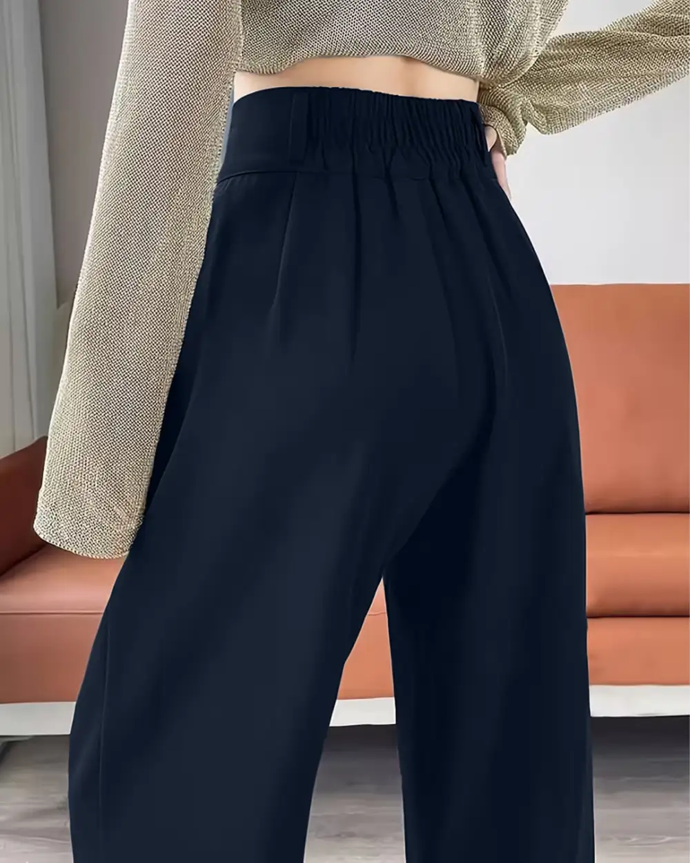 Straight Leg Trousers