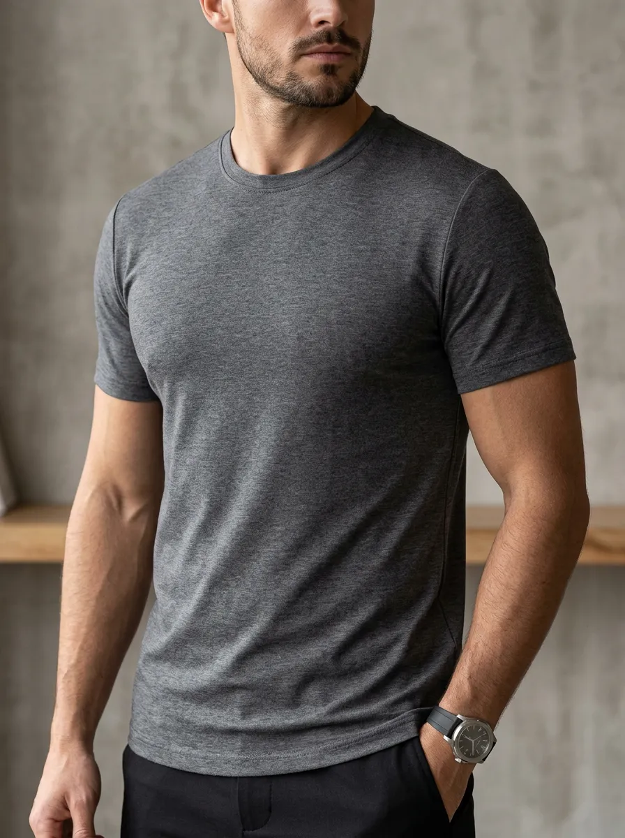 Crewneck Men's Slim-Fit T-Shirt