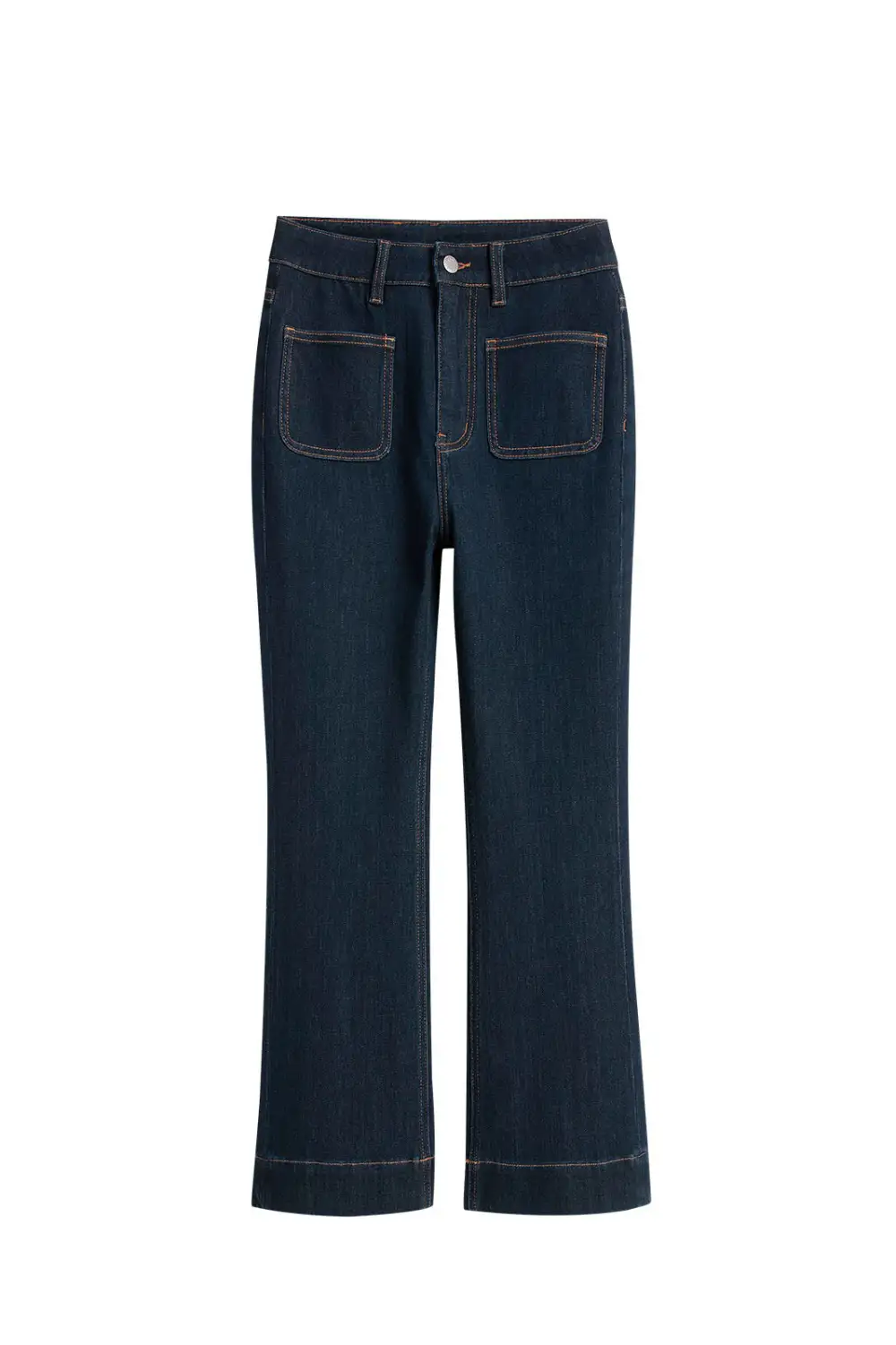 Cropped Flared Classic Jeans