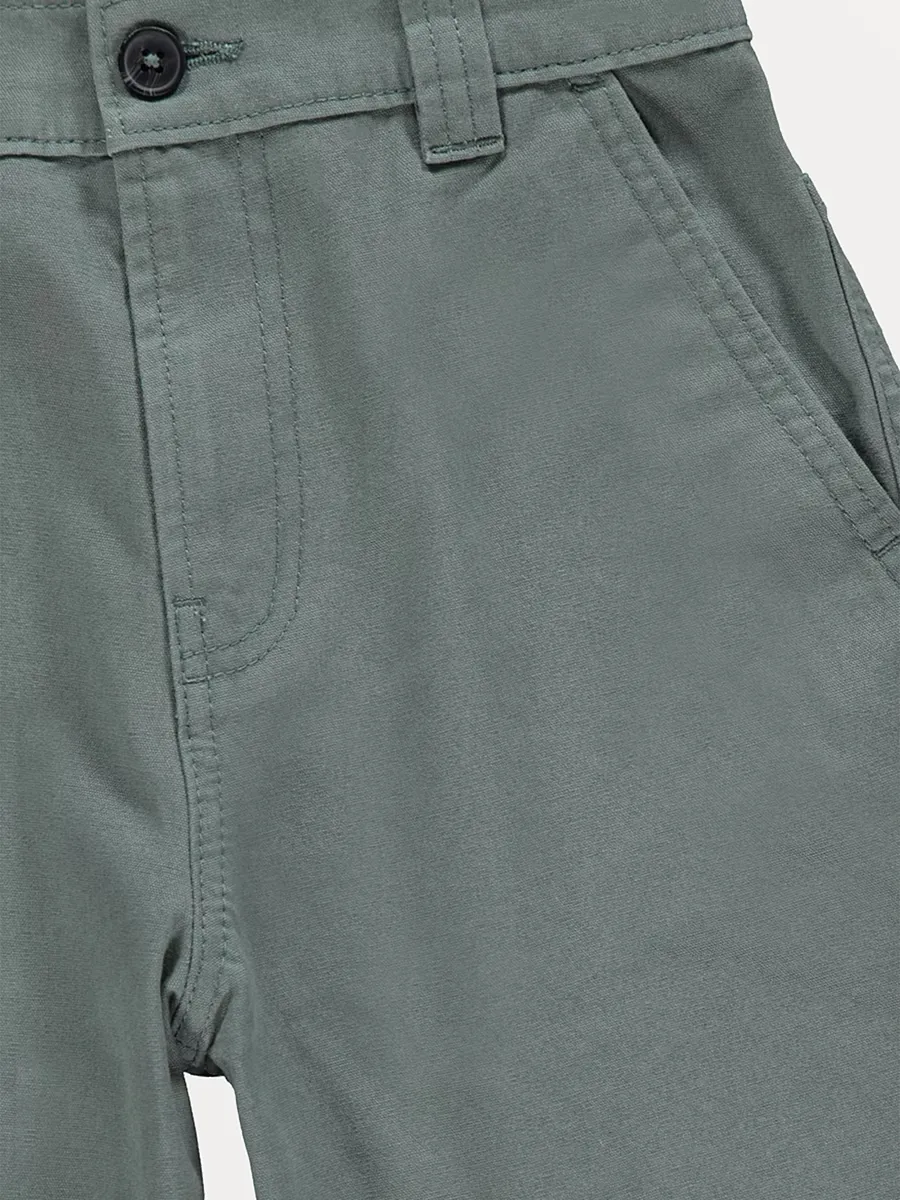 Khaki Green Carpenter Jort Shorts
