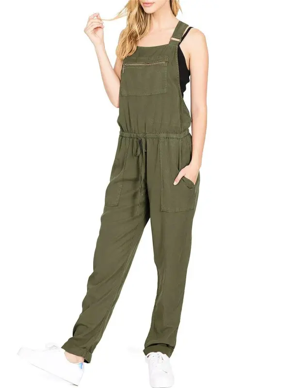 Drawstring Lounge Overalls