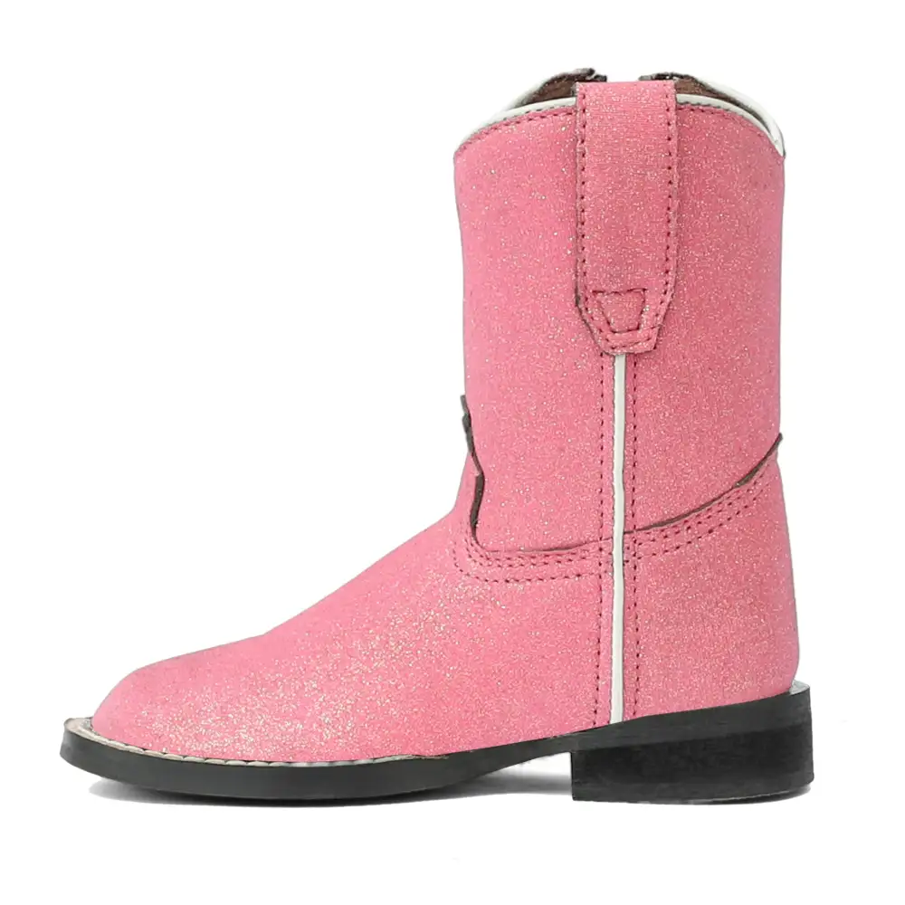 Casual Men's Denim Boots With Side Pull