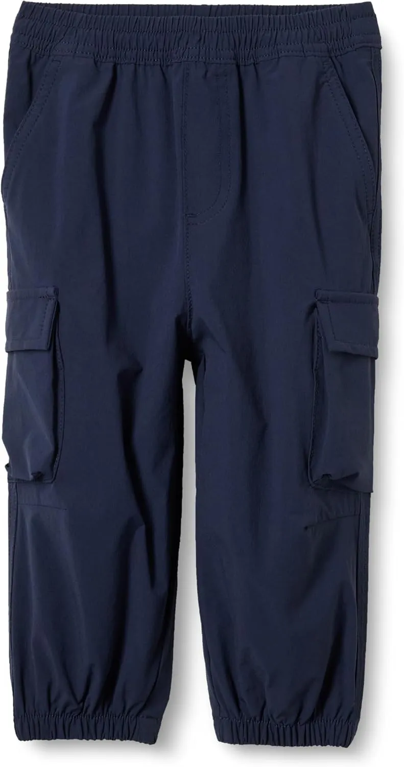 Amazon Essentials Unisex Kids and Toddlers' Cargo Parachute Pants, Joggers with Elastic Waist, Drawstring, Pull On