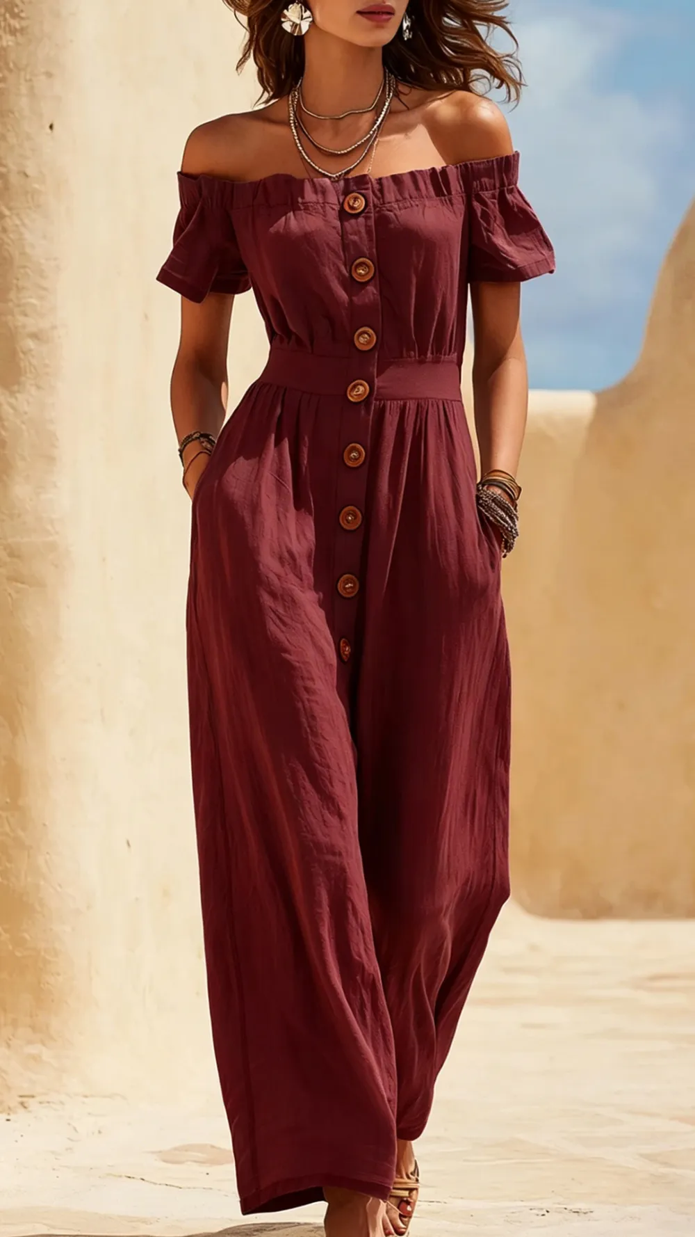Tie Waist Jumpsuit
