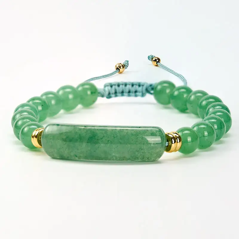 Amethyst Aventurine Tiger Eye Strawberry Quartz Bracelet