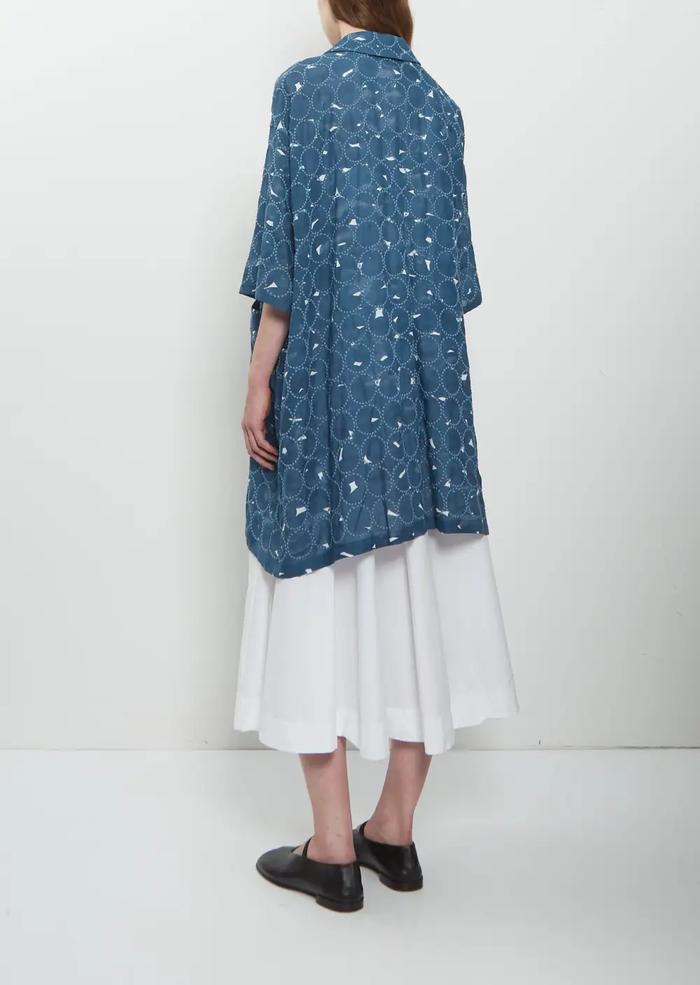 Women's Rounded Denim Coat