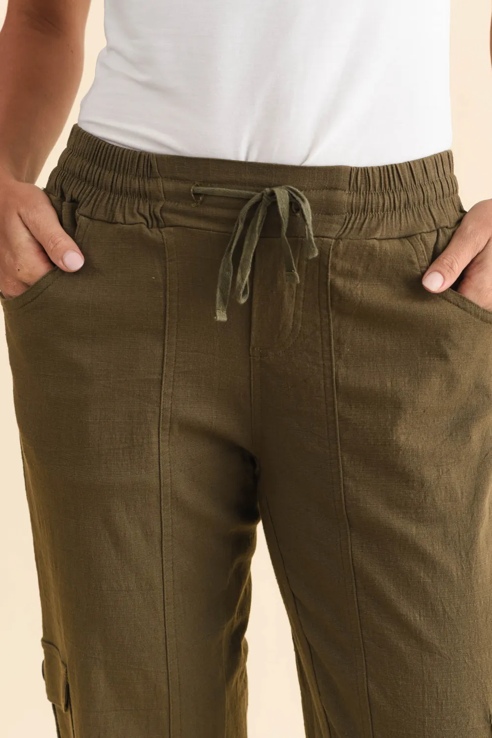 Stretch Midweight Woven Cargo Pants