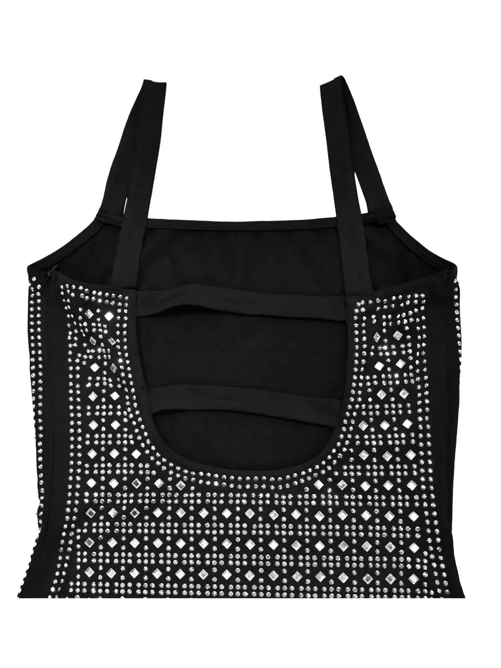 Rhinestone Slim Sling Mini Dress