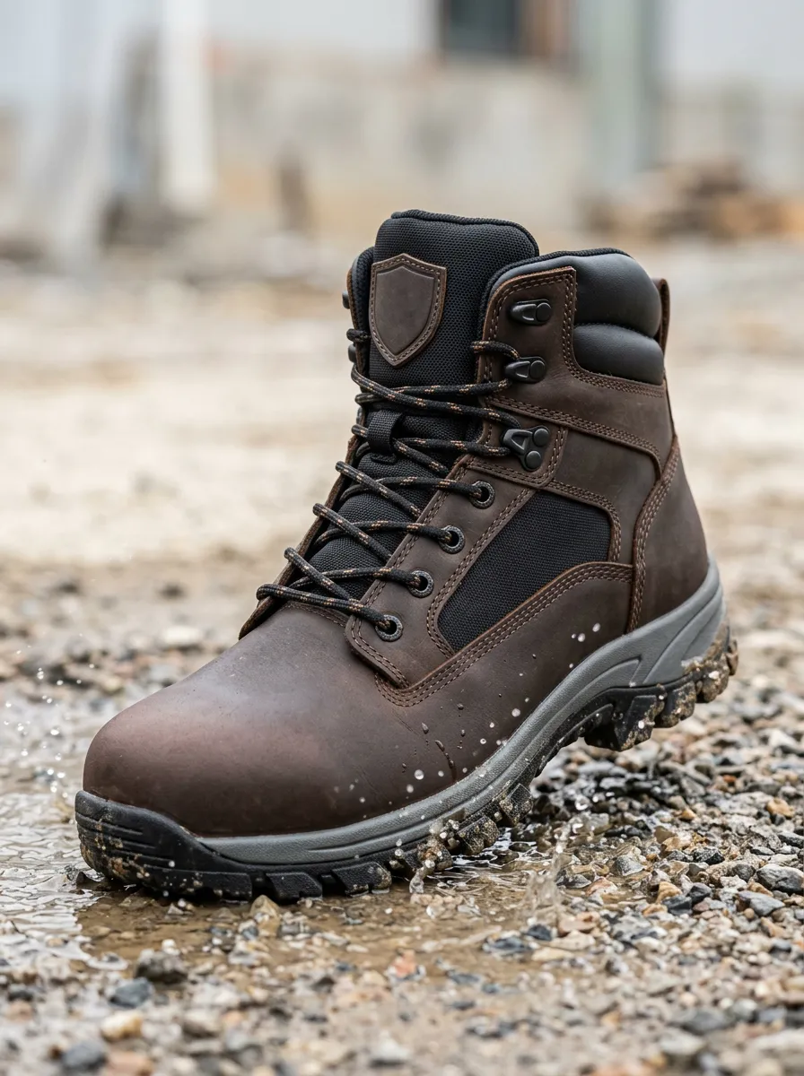 Comfort Finish Men' Waterproof Work Boots