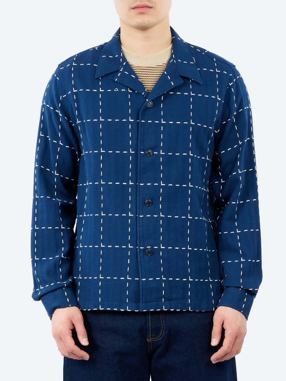 Men's Cotton Embroidered Shirt