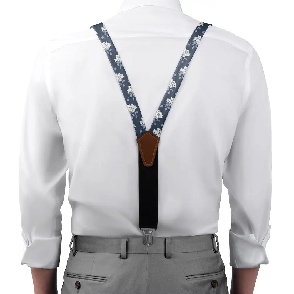 Bouquet Floral Pattern Suspenders