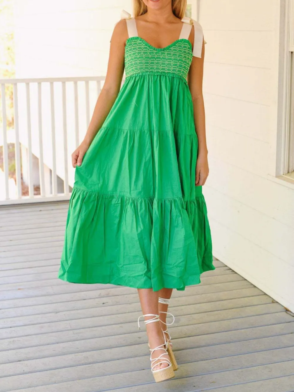 Everyday Tiered Midi Dress