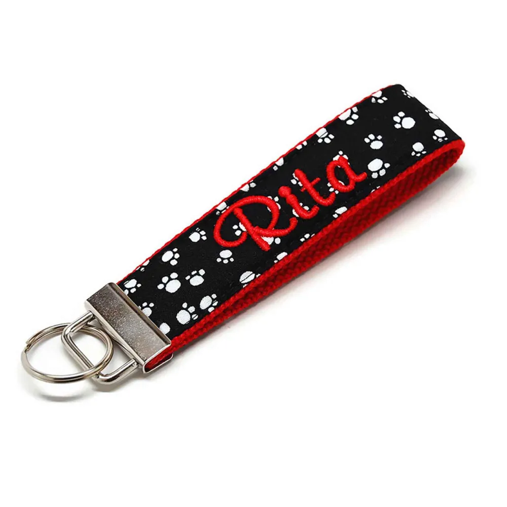 Paw Prints Decorative Keychain