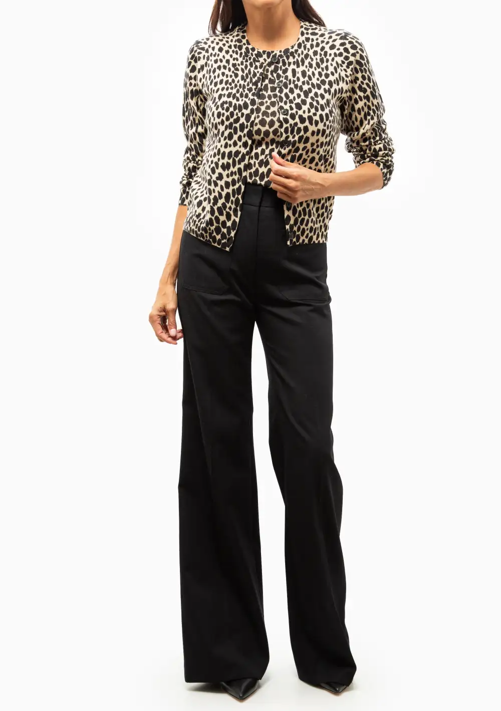 Animal Print Sweater Tank
