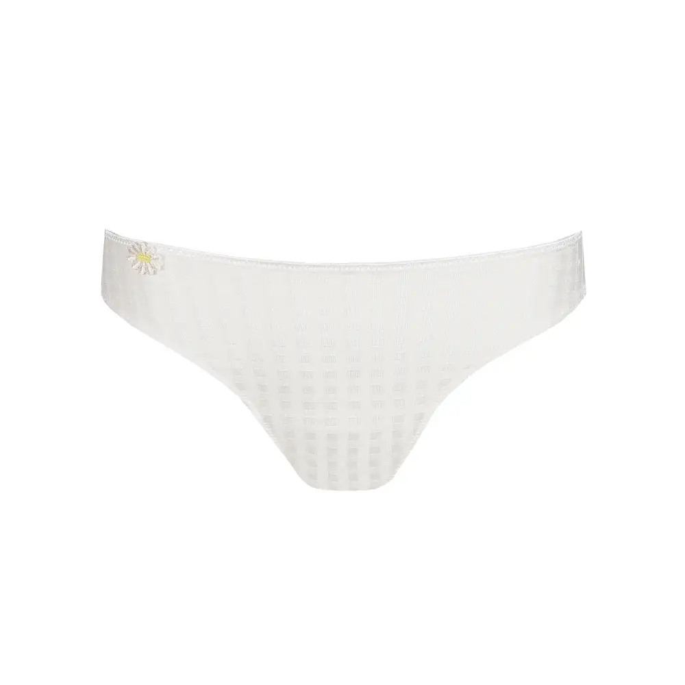 Women's Full Coverage Elastic Waistband Cotton Gusset Floral Embroidery Cotton Checkered Soft Fabric Stretch Fit Bikini Panty