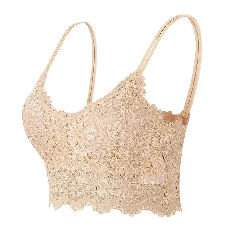 Padded Lace Bralette Everyday Support Bra