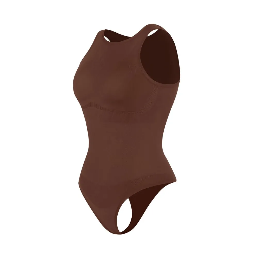 High Neck Thong Bodysuit