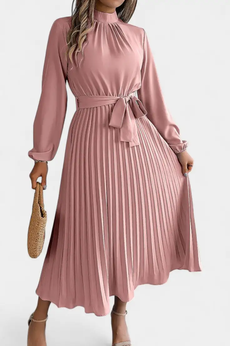 Pleated Casual Dress