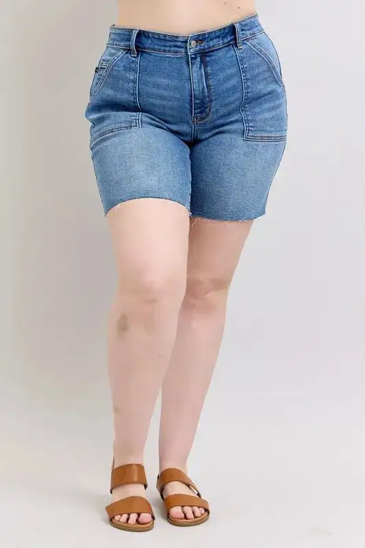 Pocket Detail Relaxed Bermuda Shorts