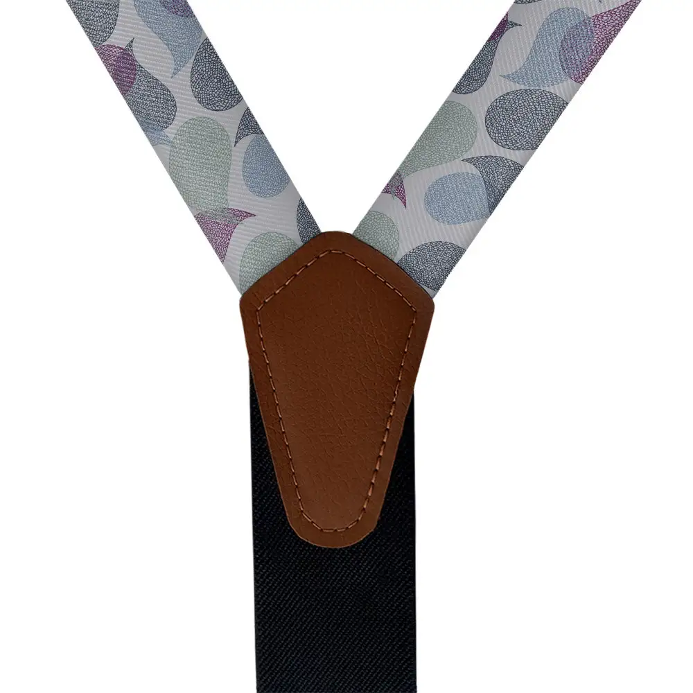 Petal Paisley Pattern Suspenders