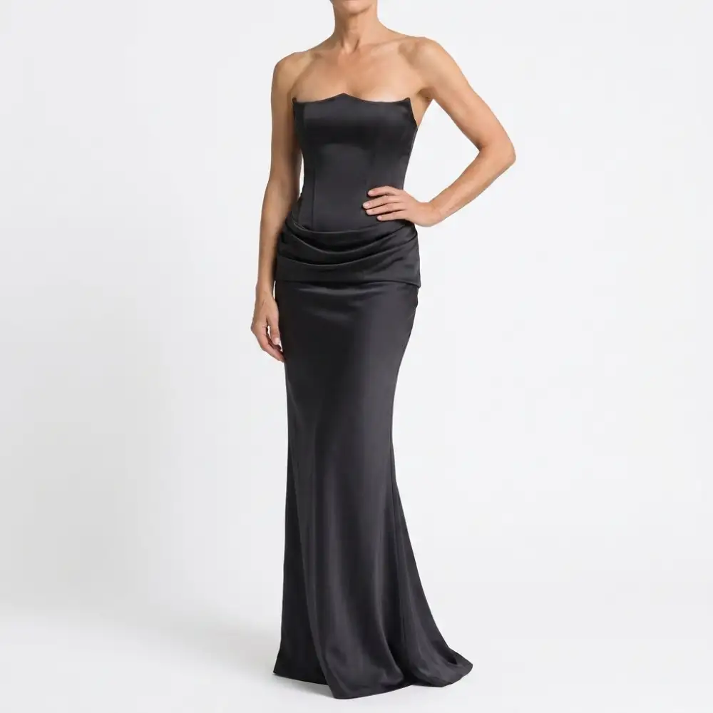 Refined Women's Corset Maxi Dress