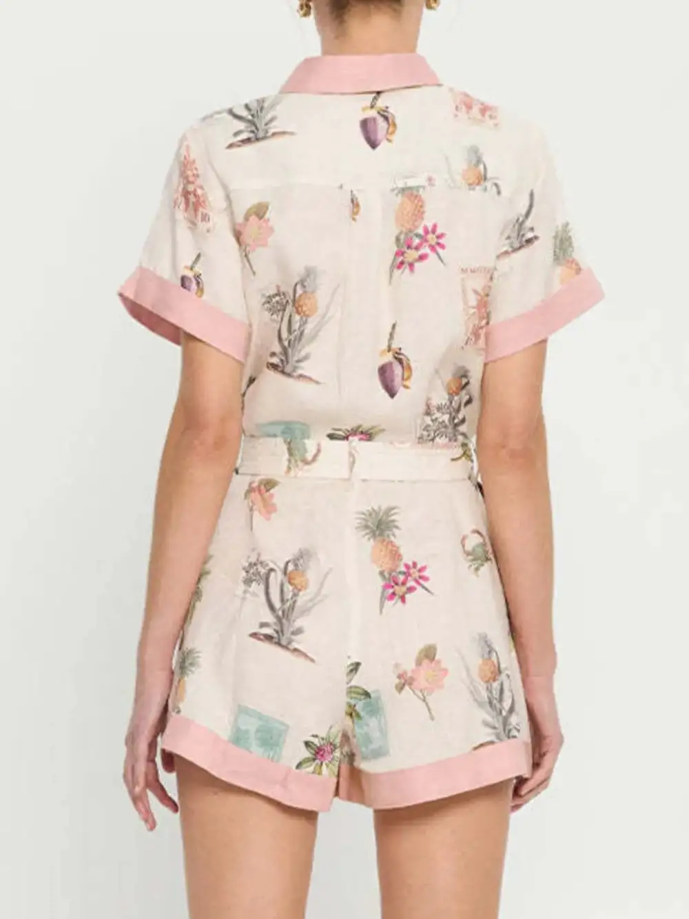 Easygoing Jumpsuit Printed Romper