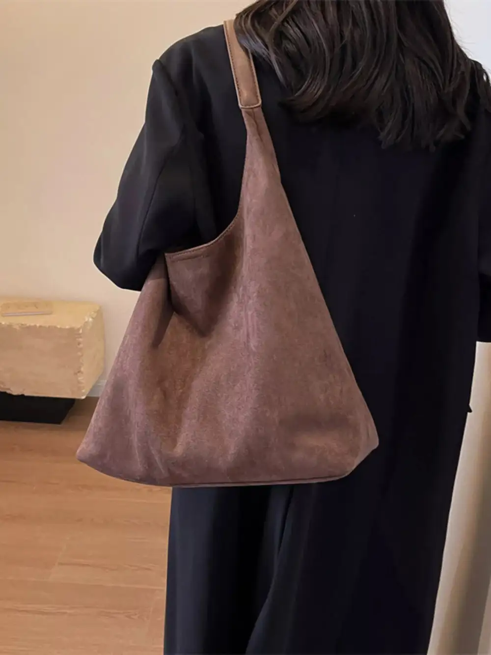 Casual Suede Everyday Handbag