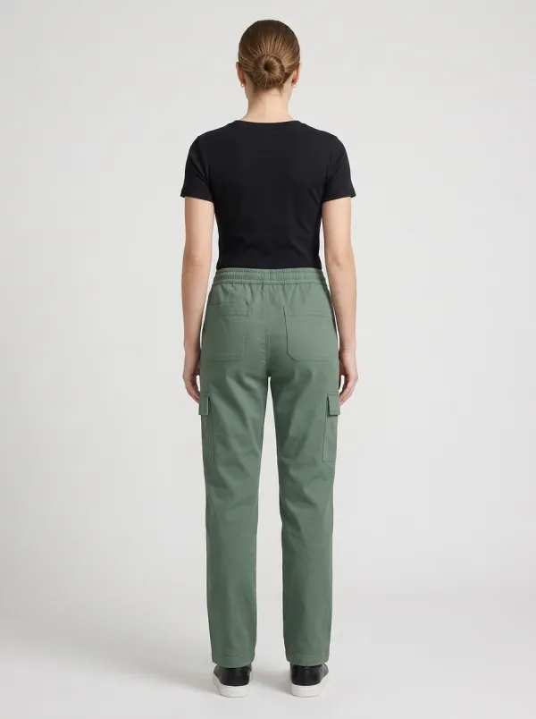 Women's Straight-Leg Utility Cargo Pants