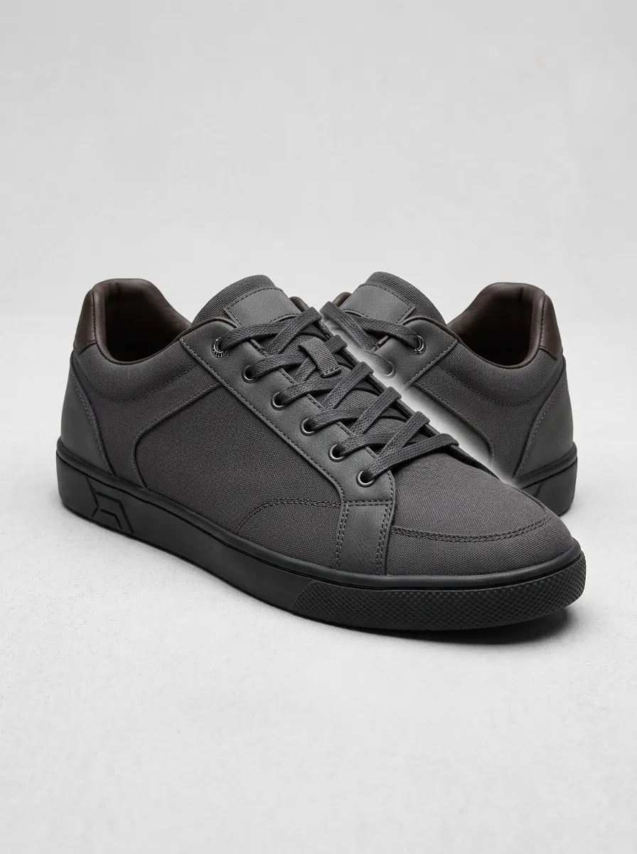 Rugged Minimalist Graphic Sport Look Men's Casual Sneakers