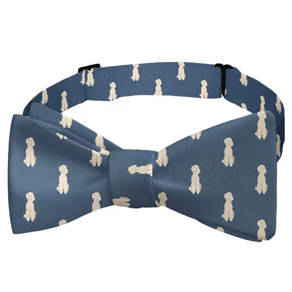 Poodle Pattern Bow Tie