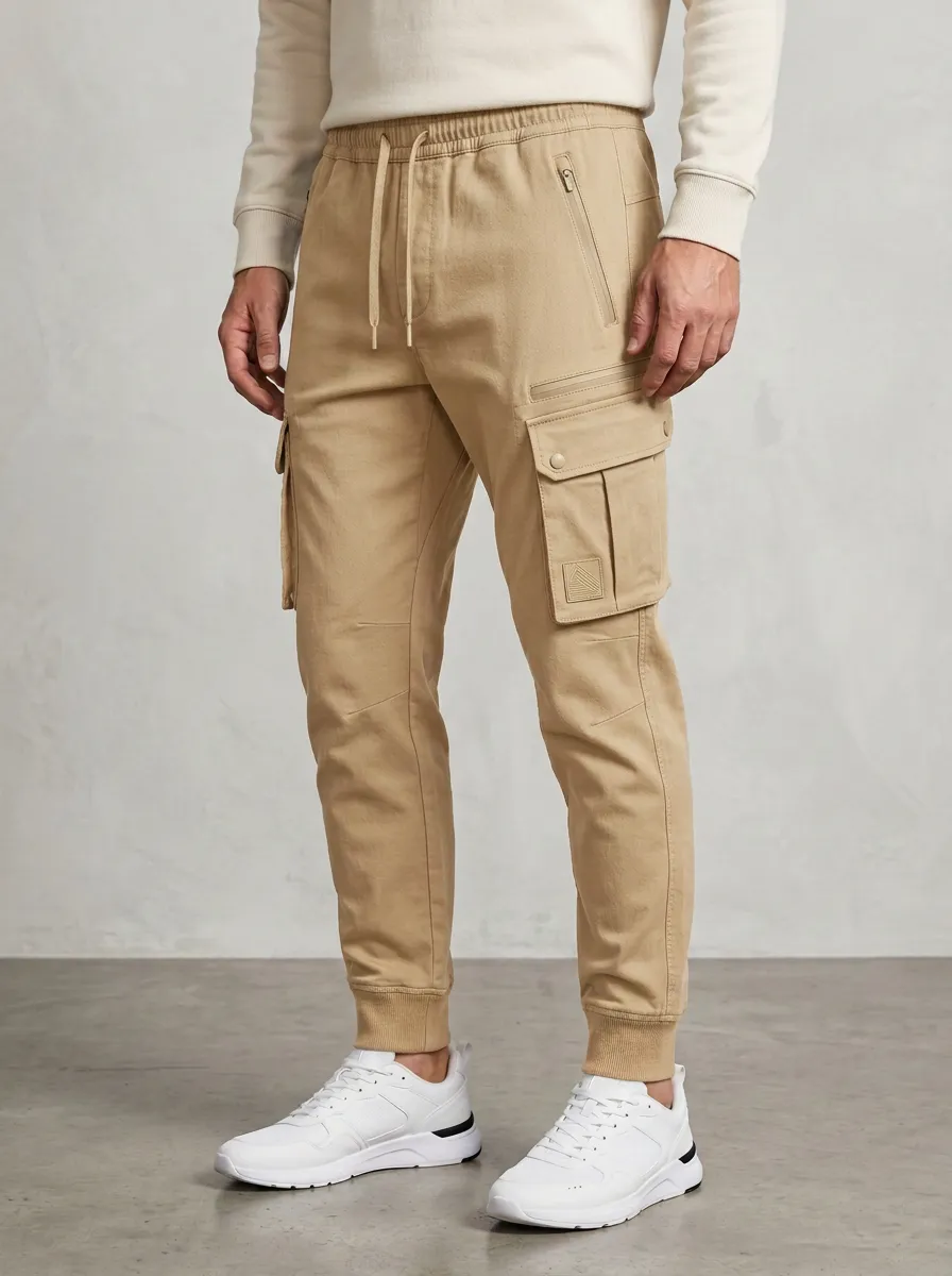 Weekend Graphic Print Fit Men's Cargo Jogger Pants