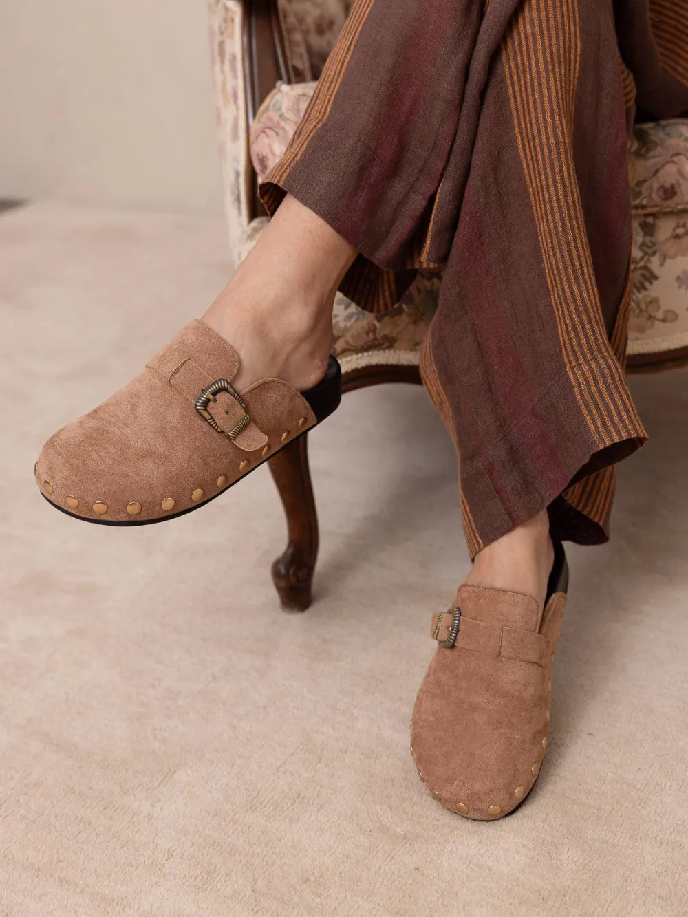 Studded Sleek Heeled Sandals