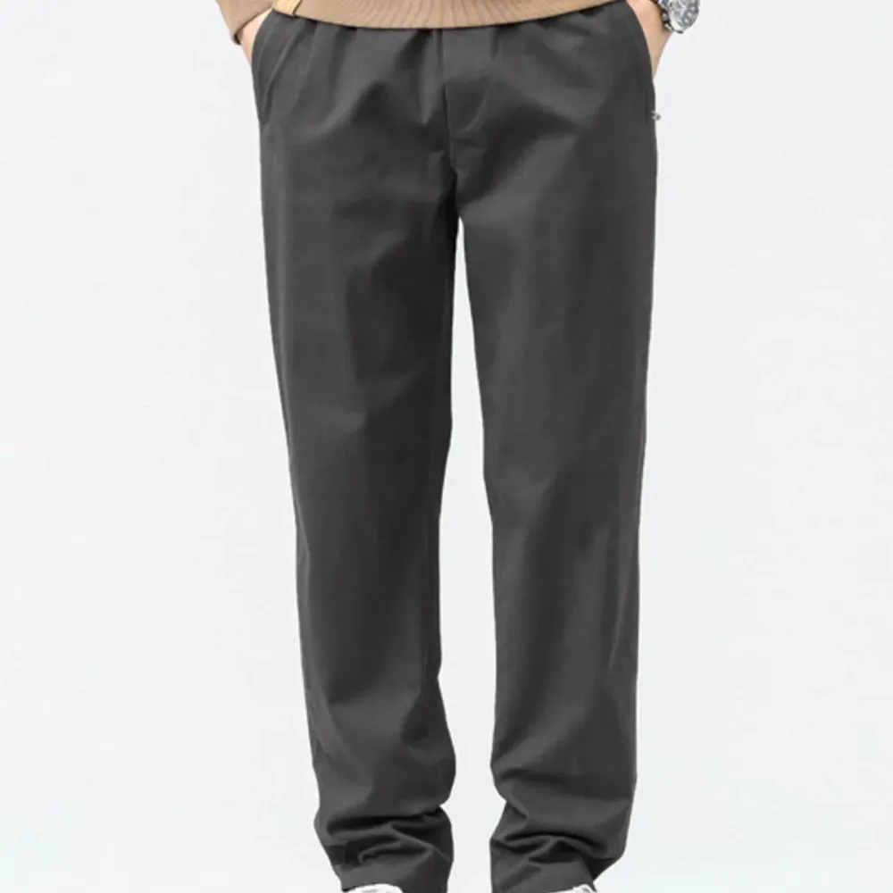 Pocketed Relaxed Fit Casual Pants