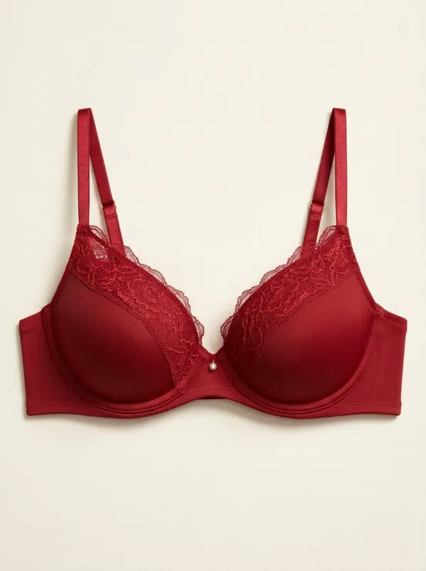Women's Refined Underwire Floral-Lace Lace-Trim Bra