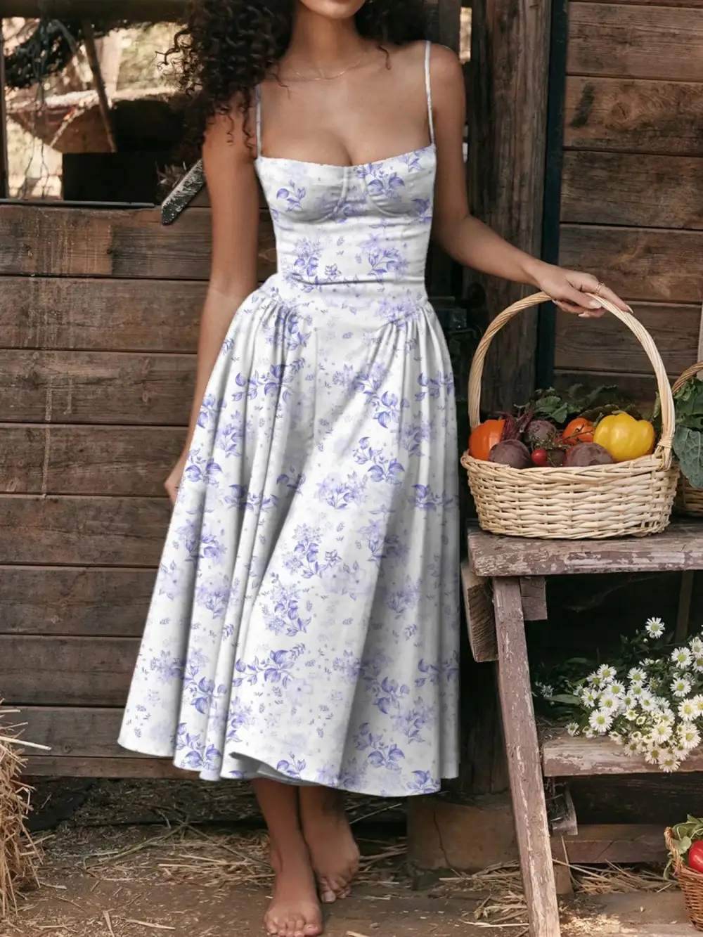 Ruched Sweetheart Neck Cami Dress
