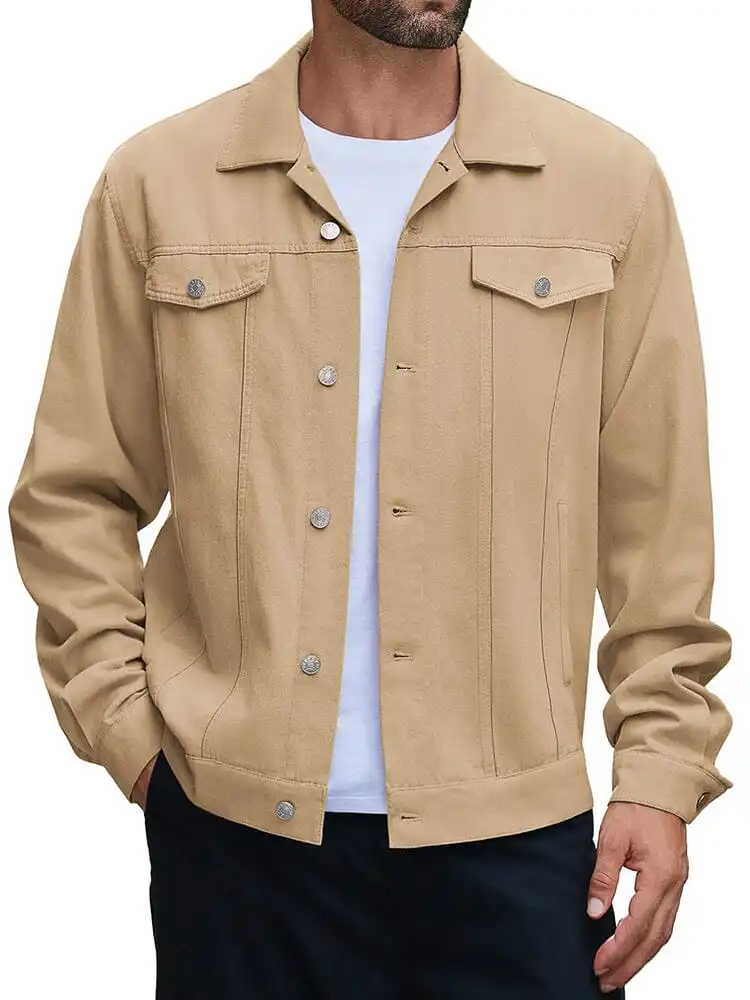 Leisure Cotton Denim Jacket