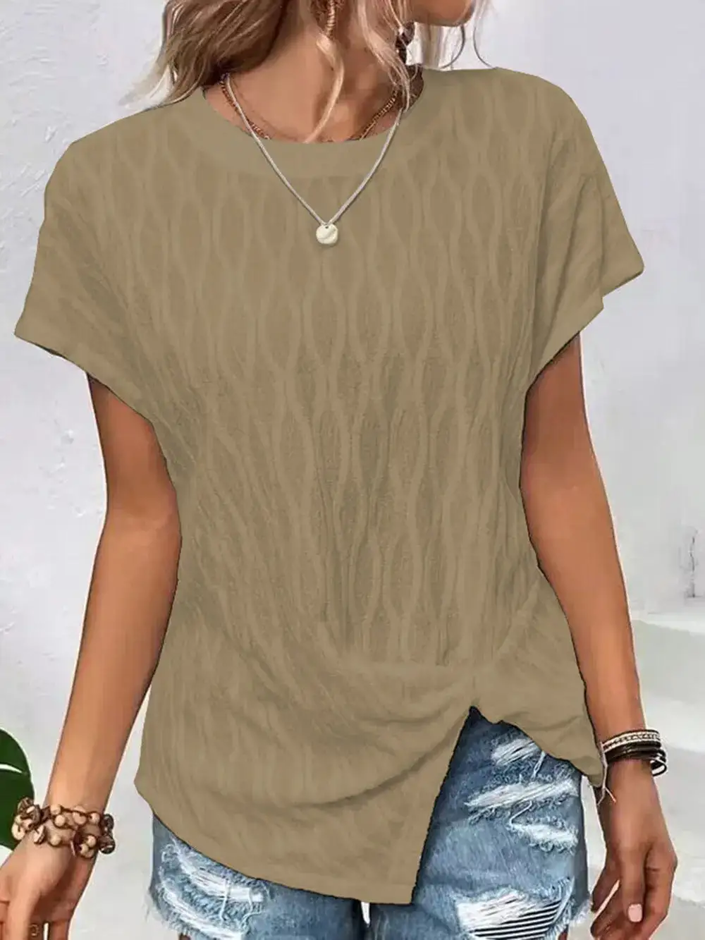 Everyday Round Neck Short Sleeve T-Shirt