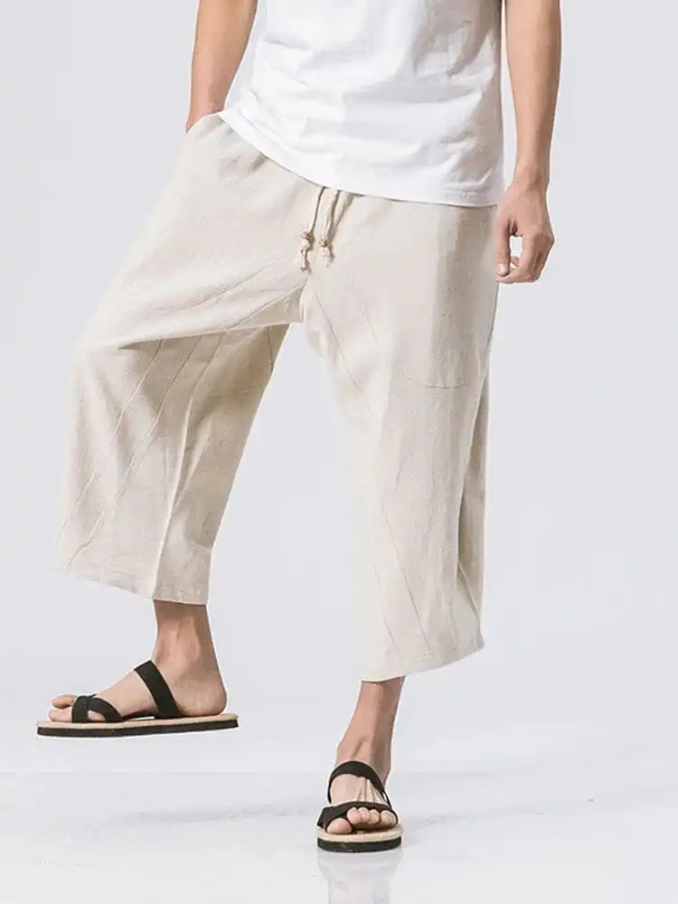 Cropped-Length Woven Shorts