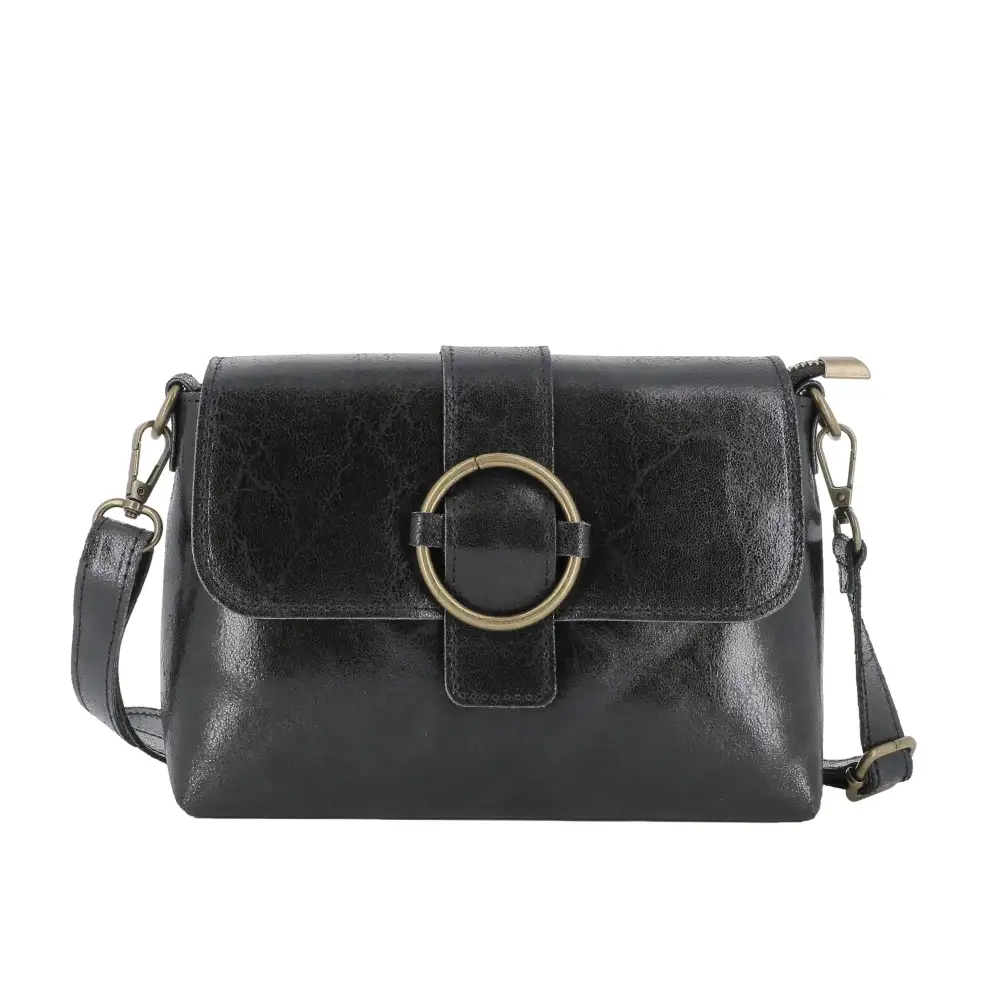 Practical Leather Compact Crossbody Bag