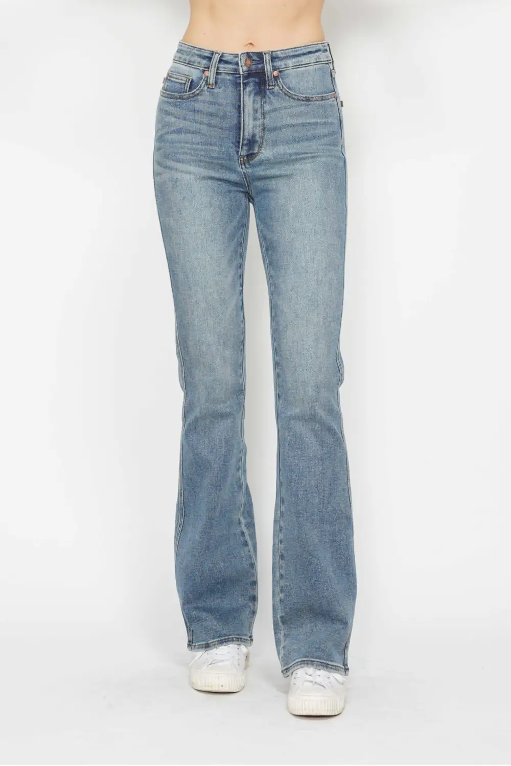 Embroidered Bootcut Jeans
