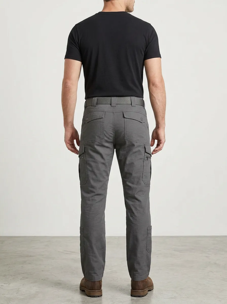 Minimal Tailored-Look Men's Multi-Pocket Waterproof Tactical Cargo Pants