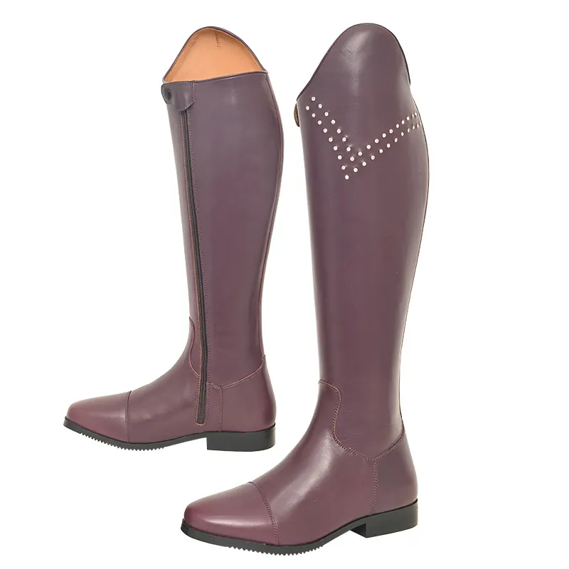 Tailored Rubber Sole Everyday Tall Riding Boots