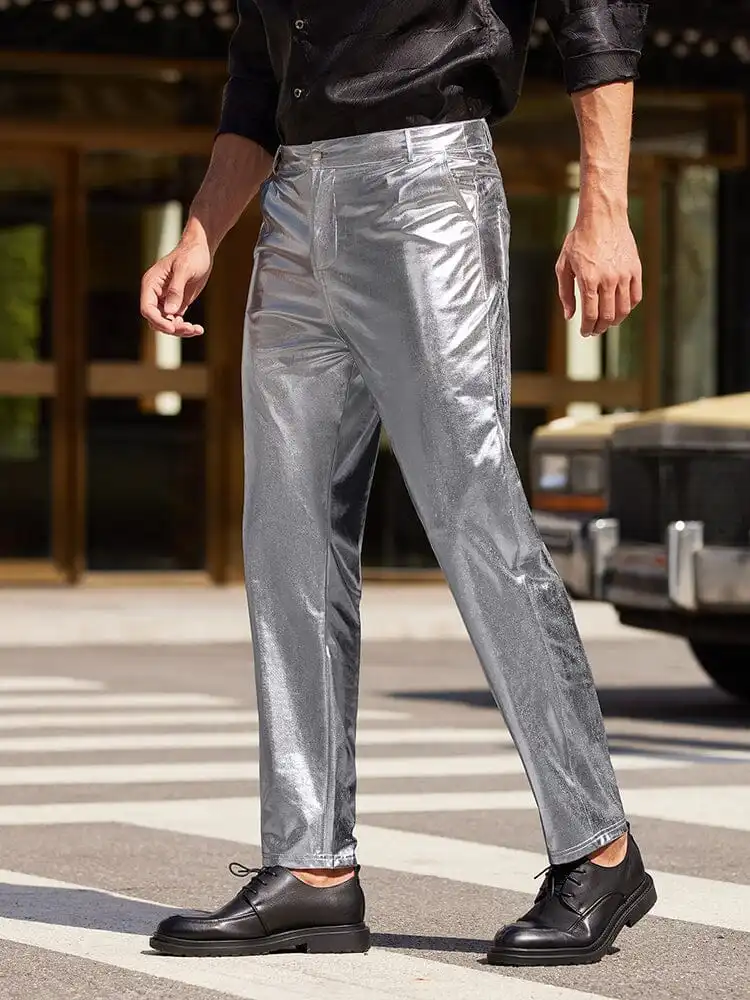 Metallic Shiny Party Pants