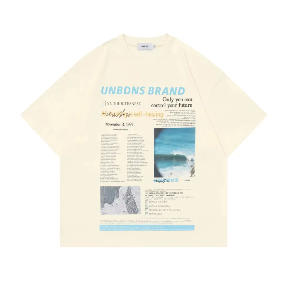 Soft Graphic Crew Neck Oversized Tee