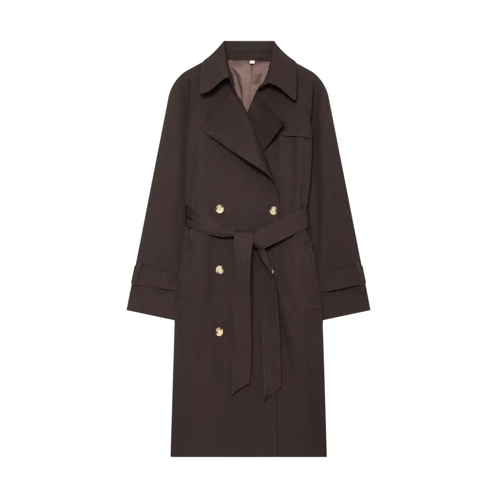 Polished Layered Trench Coat