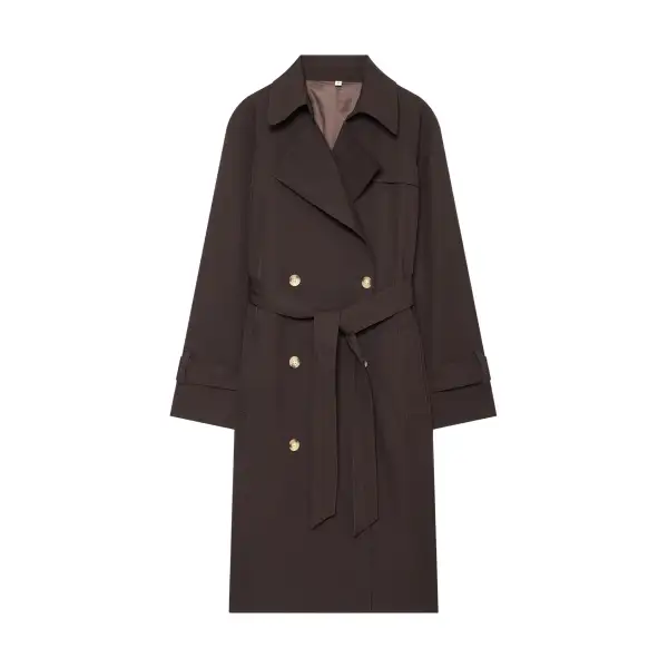 Polished Layered Trench Coat